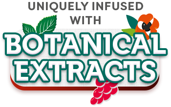 Uniquely infused with Botanical Extracts