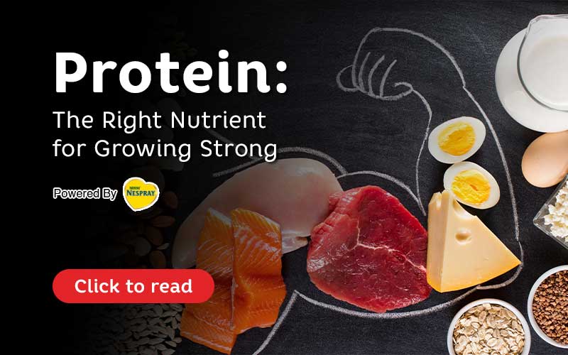 Protein: The Right nutrient for Growing Strong