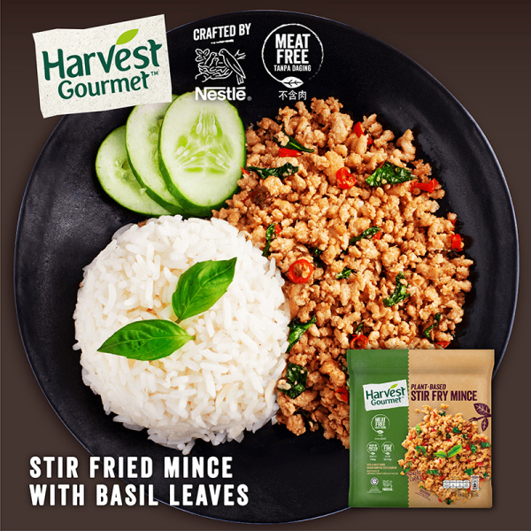 Harvest Gourmet Stir Fry Mince with Basil Leaves