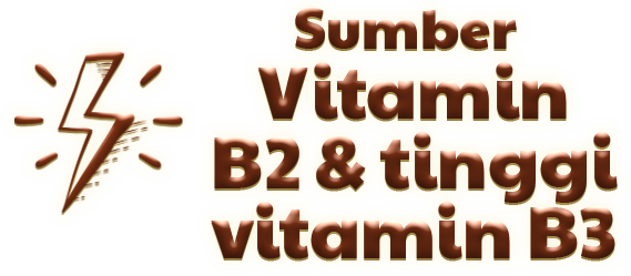 Good Source of Vitamin D, B2 & B3